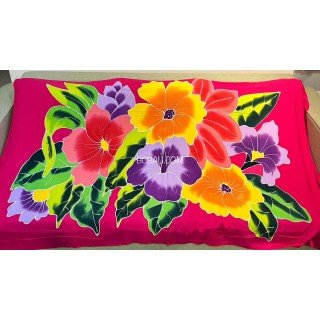 Hand Painted Rayon Sarong Handmade in Bali by Balinese Artisans